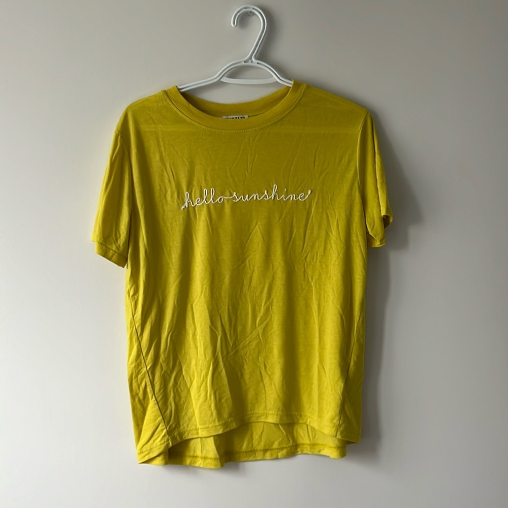 Whistles hello sunshine yellow T-shirt